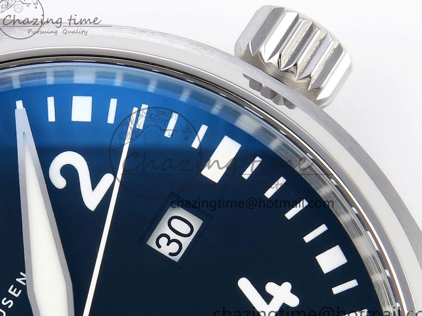 MIROTIME 0331 Pilot Mark XX IW328201 ZF 1:1 Best Edition Black Dial on Black Leather Strap A Affordable 7028